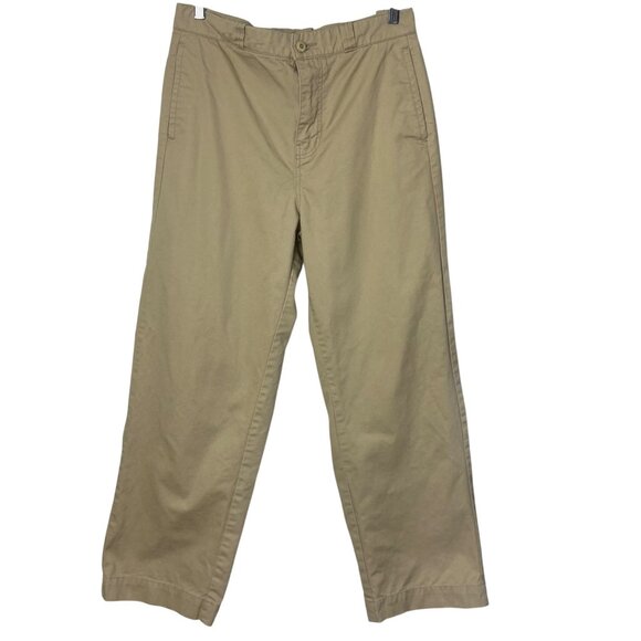 Urban Outfitters Wide Leg Baggy Chino Pants Mens 29x32 Khaki - Picture 1 of 8